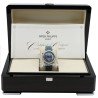 Man Watch Patek Philippe Complications World Time White Gold Gray Blue 36mm 7130G-016