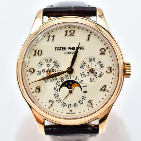 Men Watch Patek Philippe 5327R-001 2017 Grand Complications 39mm Rose Gold Ivory Arabic Dial, Box & Papers